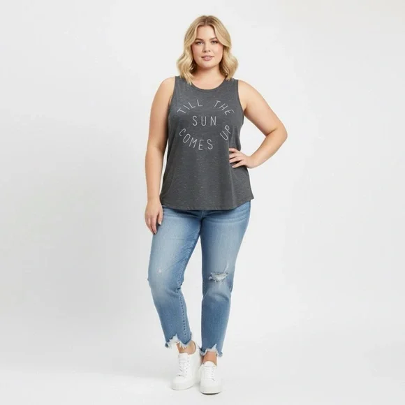 AE Soft & Sexy Till The Sun Comes Up Tank - Picture 1 of 8